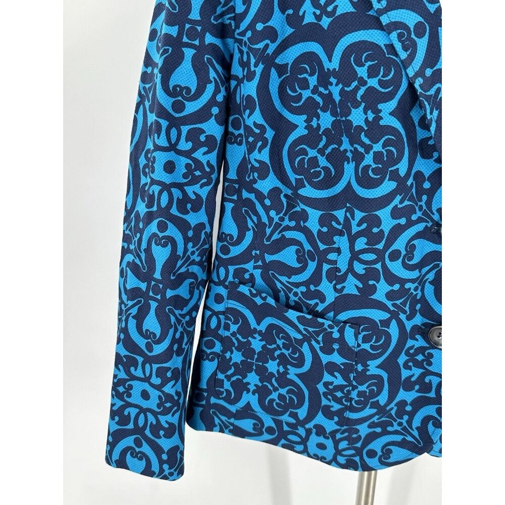 Talbots 16WP, 16W Petites Blue Patterned Women’s … - image 5